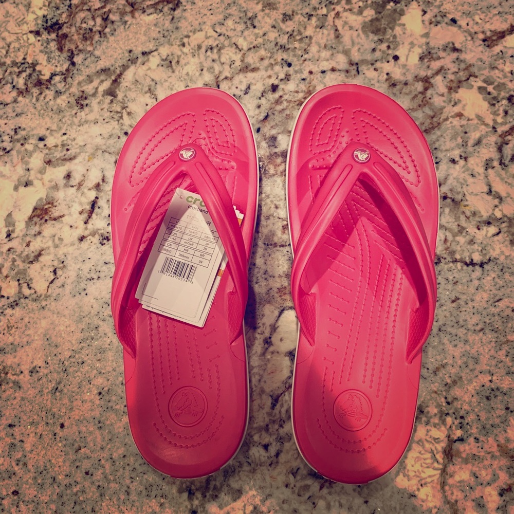 Crocs flip flops